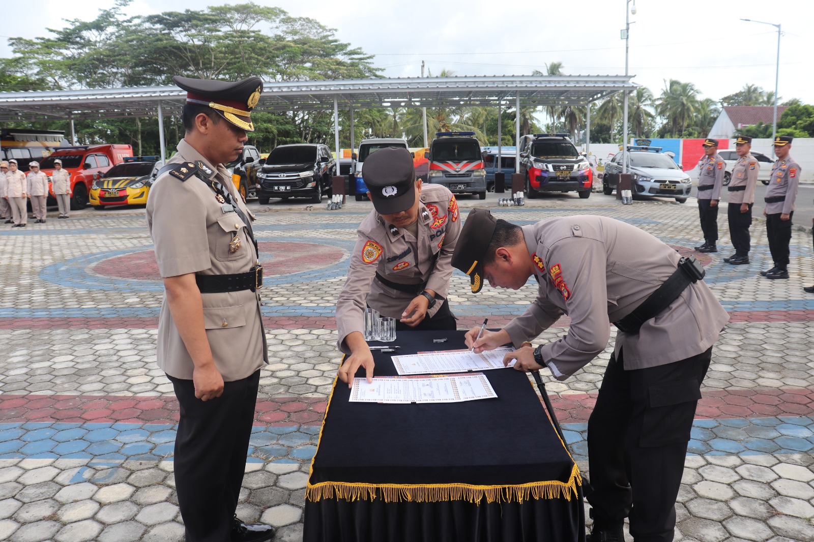 Kapolres Lampung Selatan Menyerahterimakan Jabatan Kapolres Lampung Selatan